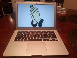 A praying computer